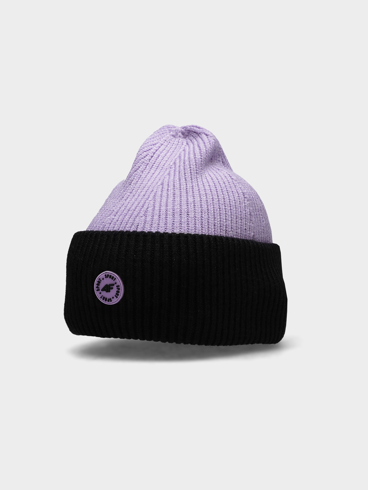 Dievčenská zimná čiapka - fialová