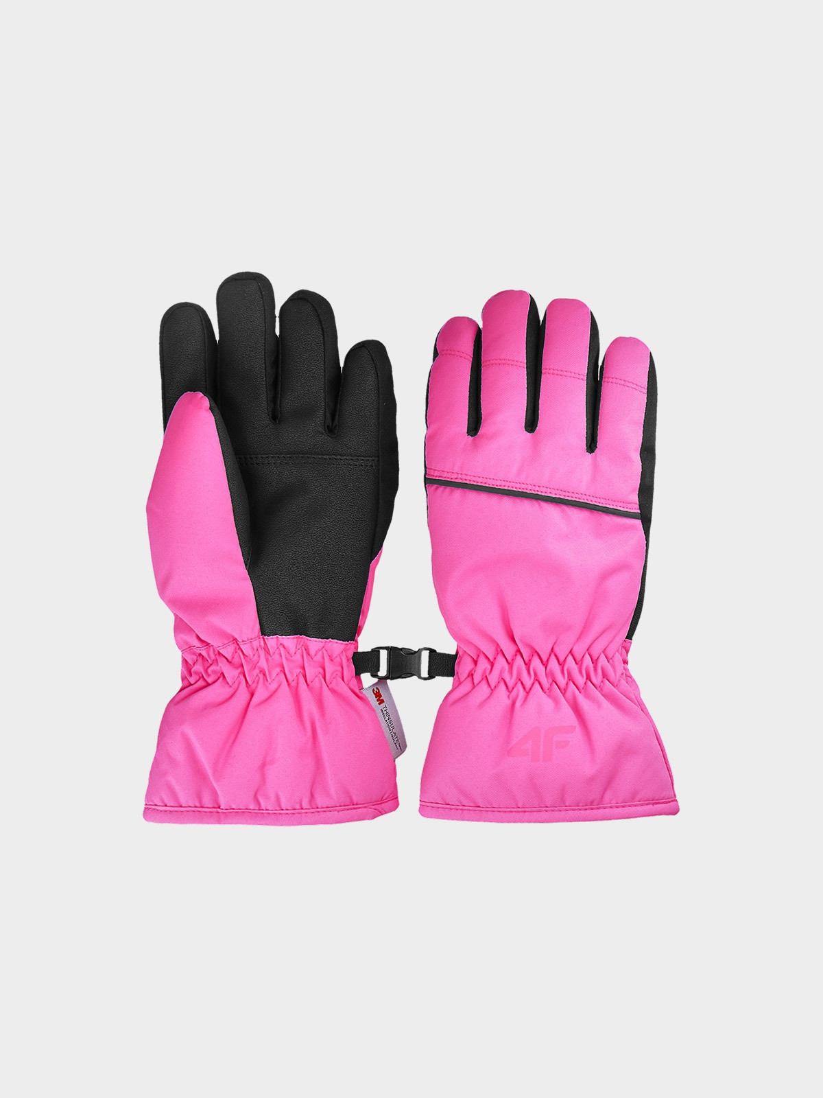 Dievčenské lyžiarske rukavice Thinsulate© - ružové