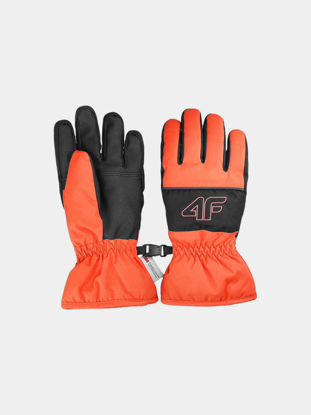 Chlapčenské lyžiarske rukavice Thinsulate - oranžové