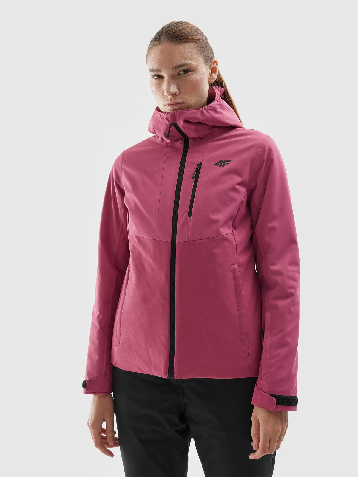 Dámska lyžiarska bunda s membránou 5000 - ružová