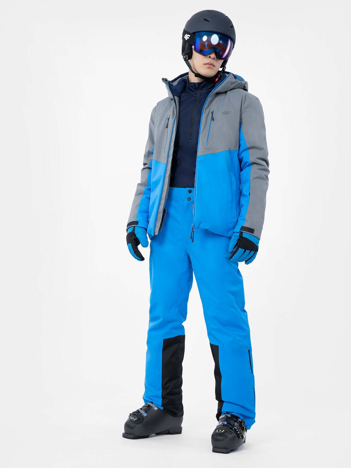 Pánske lyžiarske nohavice 4FPRO s membránou Dermizax® 20 000